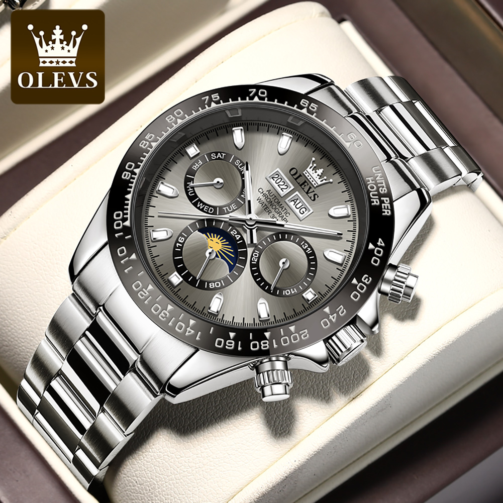 Omega Watch Seamaster - OLEVS 6654 Роскошные мужские часы с