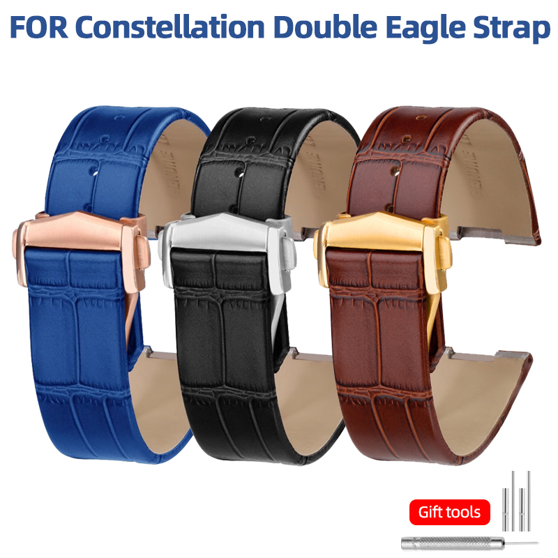 Omega Watch Constellation - Кожаный ремешок для Omega Constellation Double