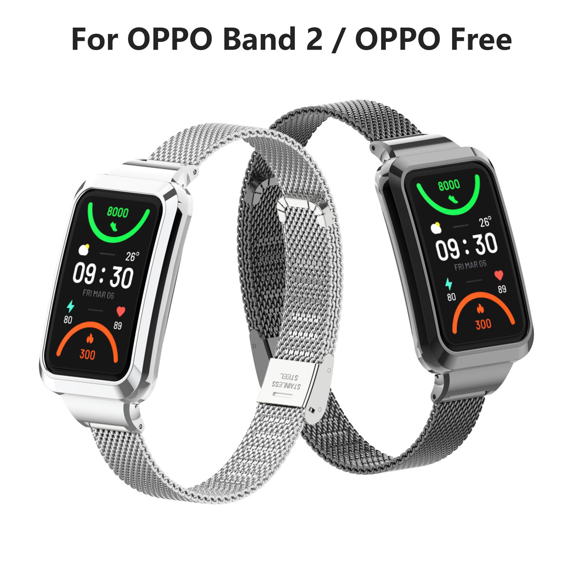 Подходит для часов Oppo Band 2 – обзор и цена Mesh Strap Metal