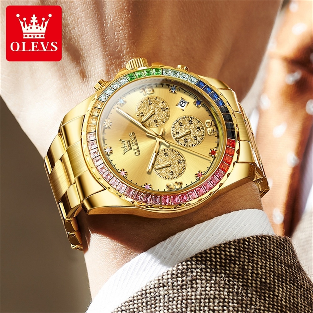 Мужские часы OLEVS 2939 Luxury – обзор и цена Rolex Watch Datejust