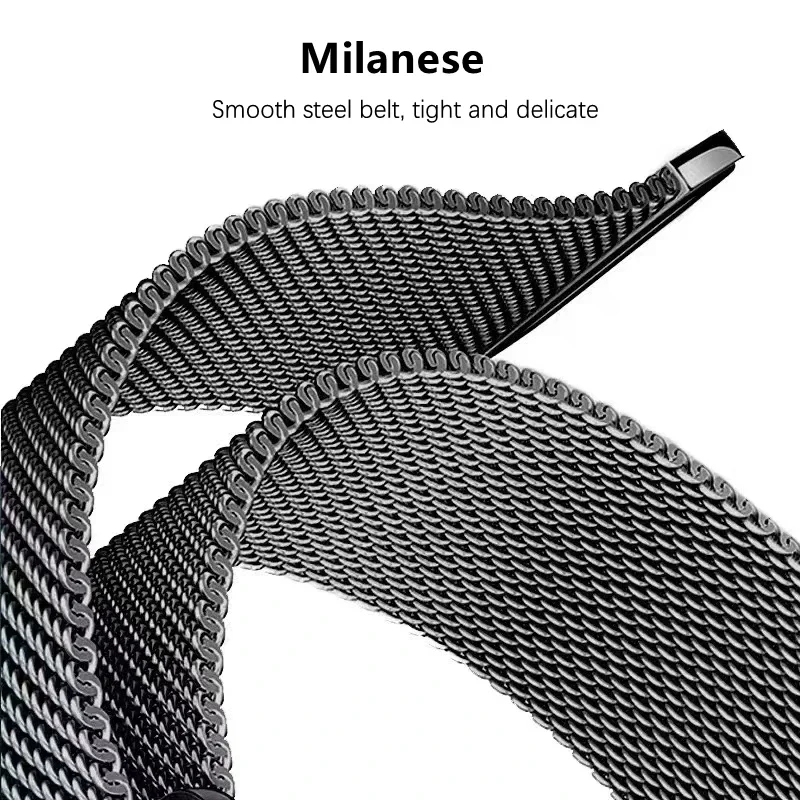 Металлический миланский ремешо – обзор и цена Milanese Loop Magnetic